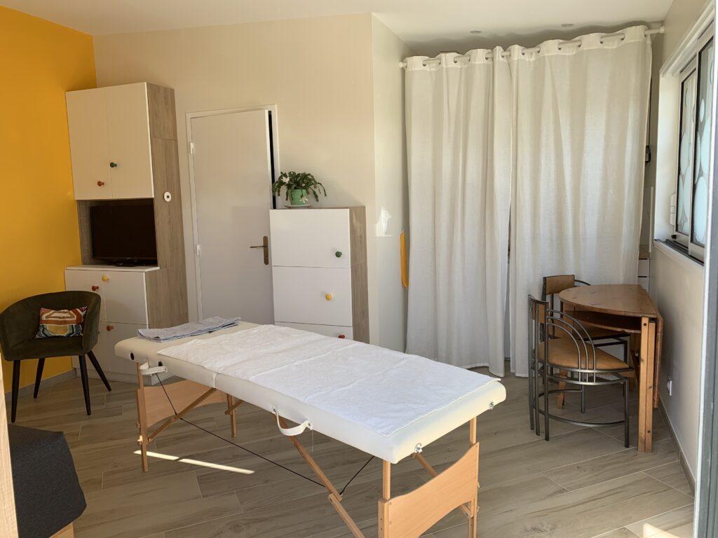 pour les professionnels, table de massage, rideau de séparation, fauteuil, table, modulable, lumineux